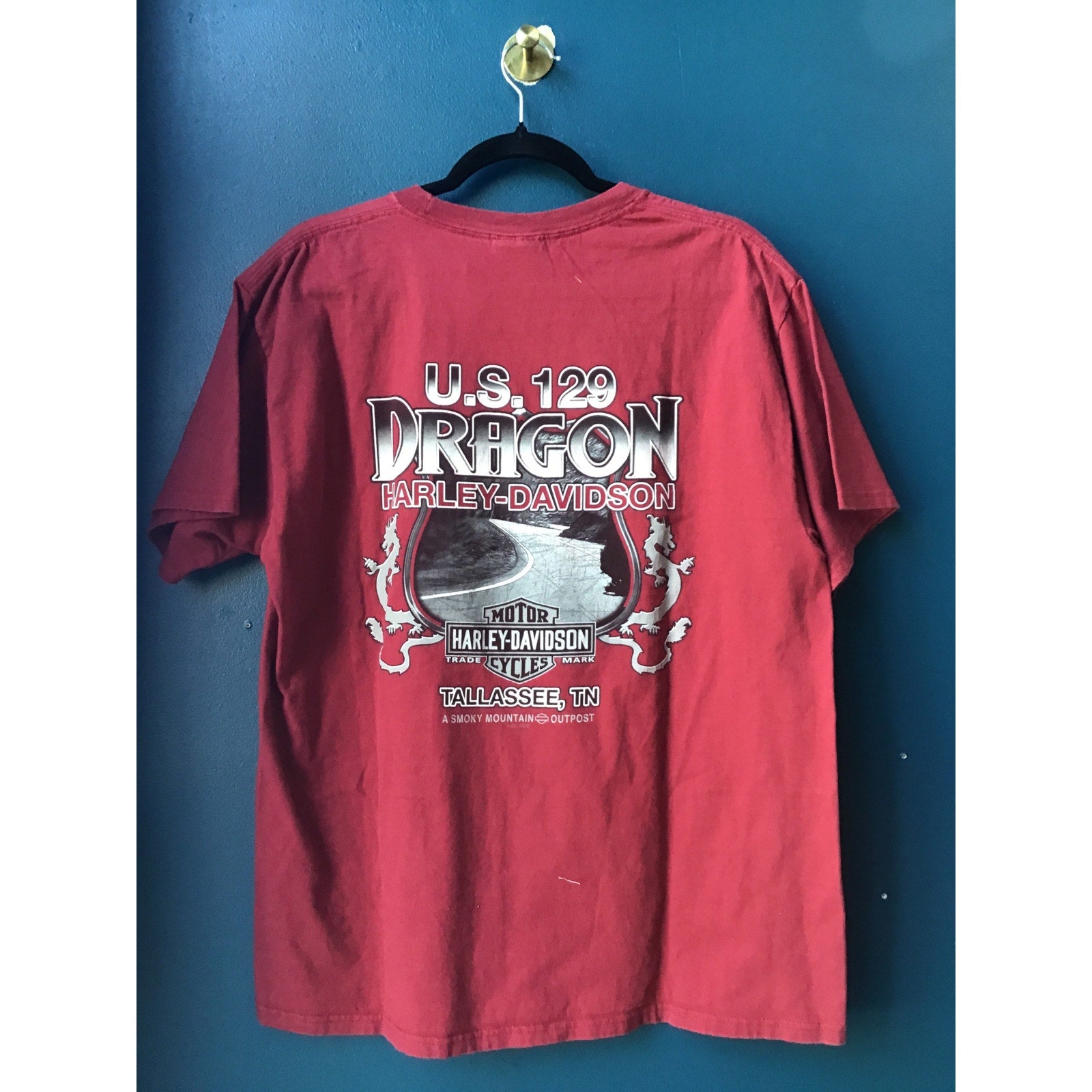 Harley Davidson U.s. 129 Dragon Tallassee, TN A Smoky Mountain Outpost Large