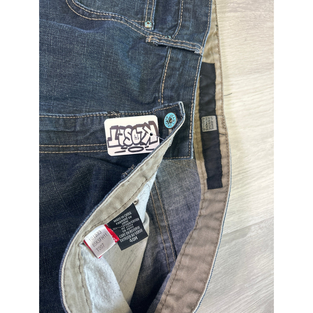 Marithe + Francois Girbaud Straight Leg Dark Wash Jeans Men's Size 40/34