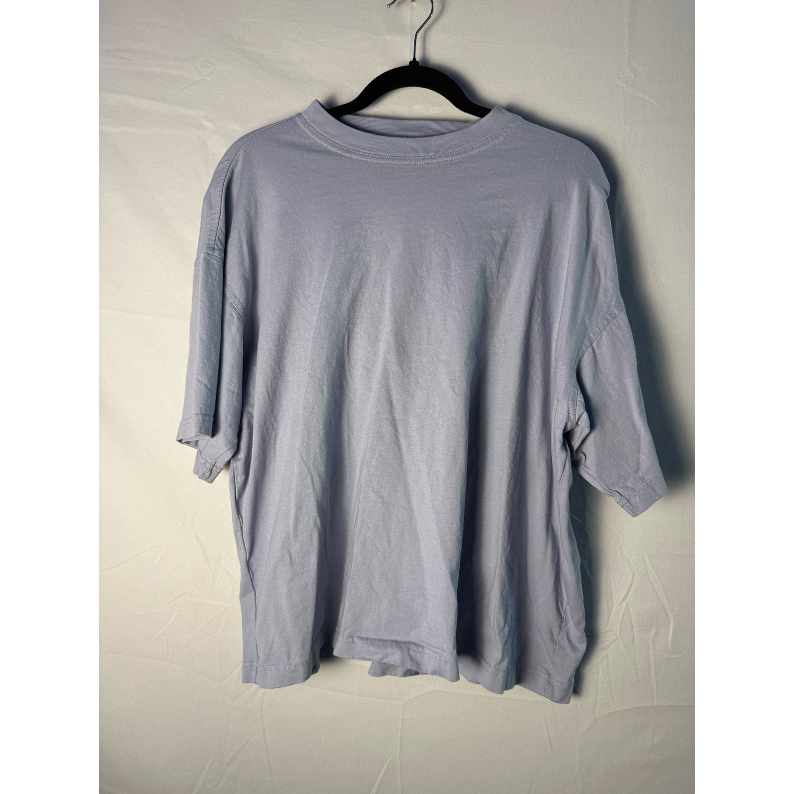 H&M Lavender Oversized Tee Shirt Crewneck Casual Short Sleeve Men's Medium