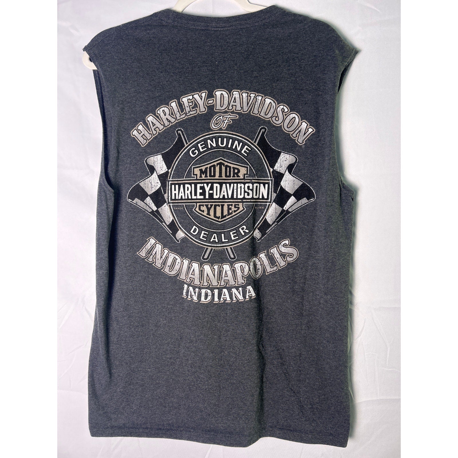 Harley Davidson Motorcycles of Indianapolis, Indiana Black Shirt Mens Size Large