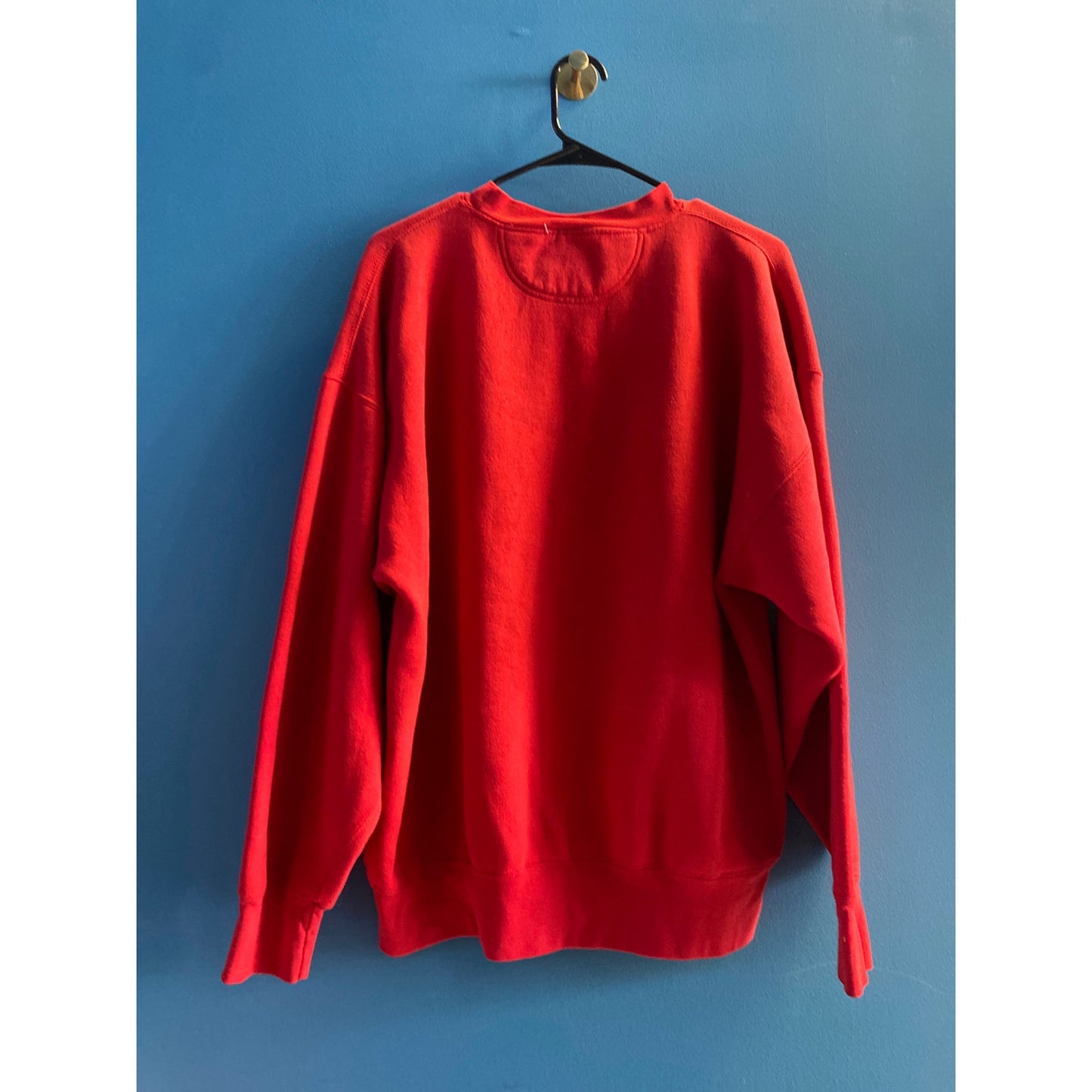 Midwest Embroidery INDIANA Hoosiers Crew Neck Red Sweatshirt Women's Size XL