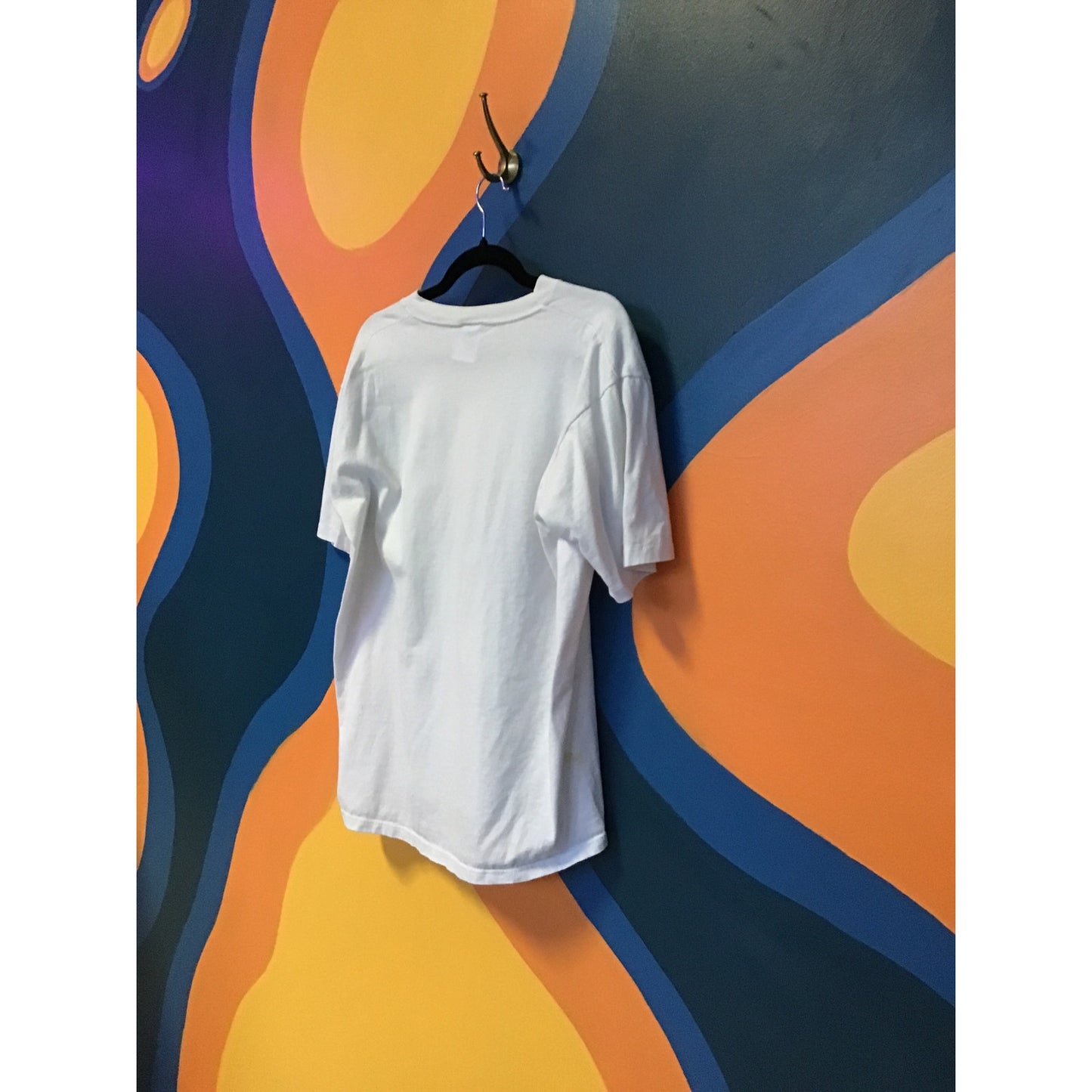 VTG 90s Jerzees Mount Rushmore South Dakota Graphic Print White Shirt Mens XL