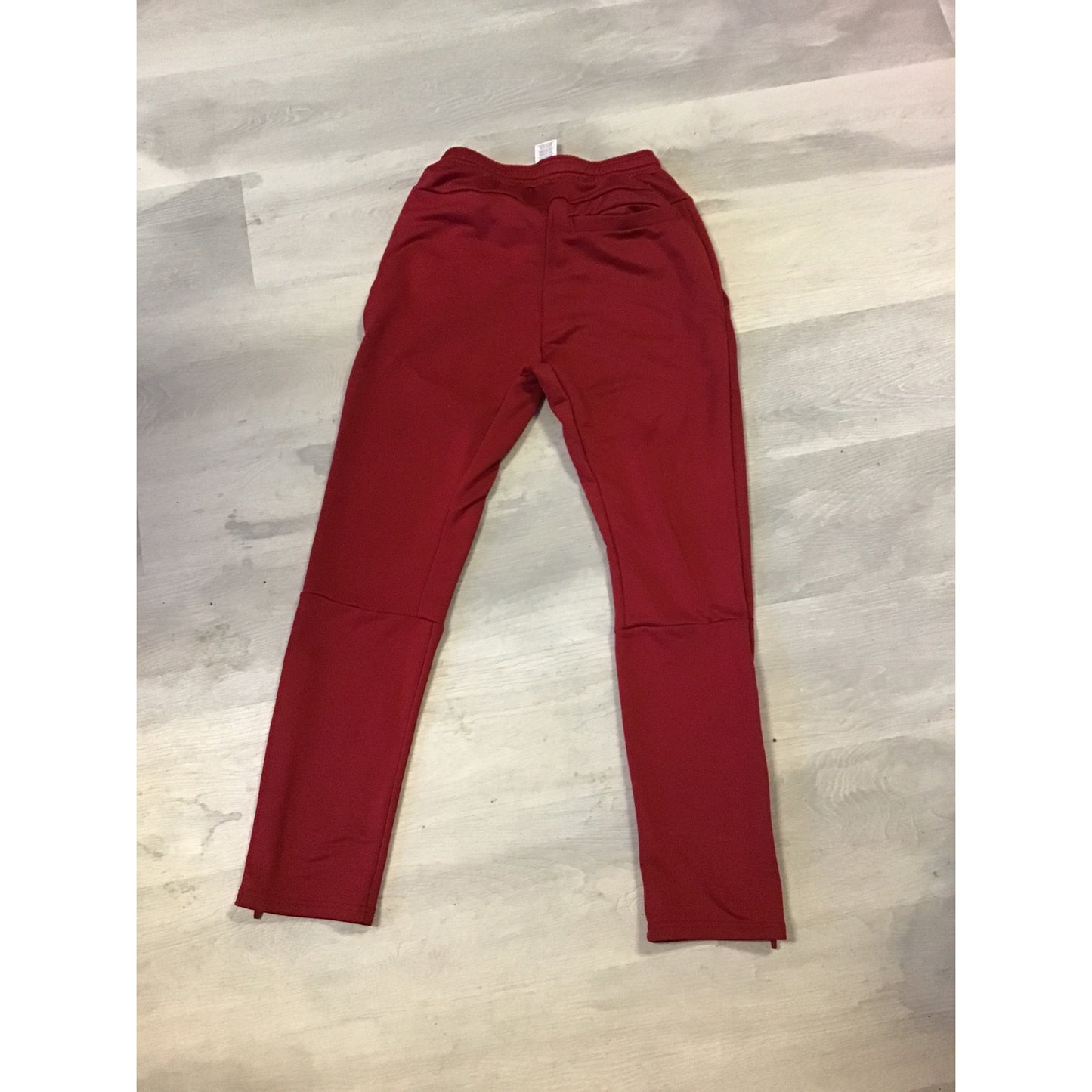 Adidas IU Indiana Hoosiers Logo Zip Ankle Sweatpants Red Women's Size Small