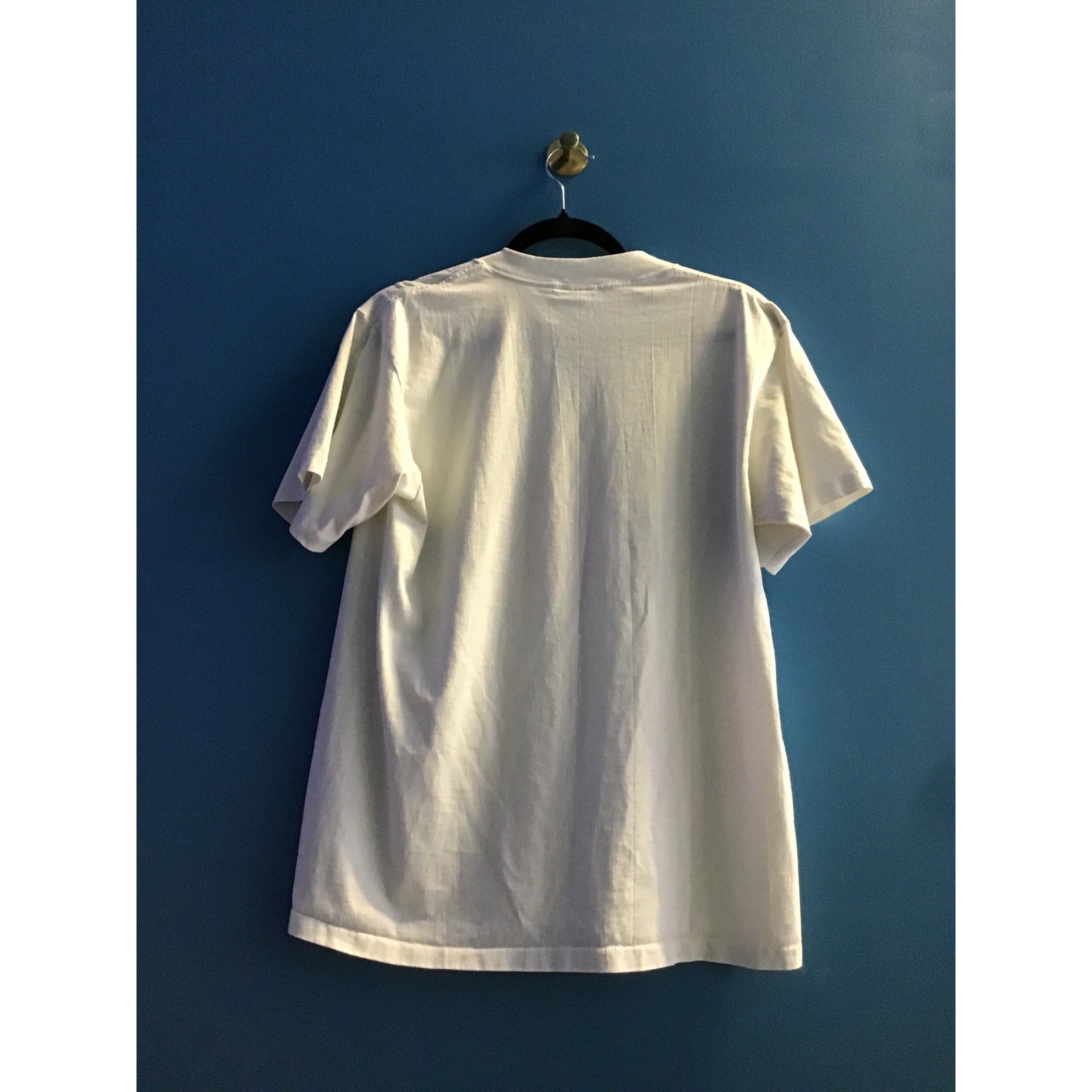 Vintage 80's Polo Club Graphic Print White T-shirt