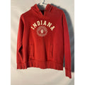 Vintage IU Indiana Stadium Athletics Embroidered Red Hoodie