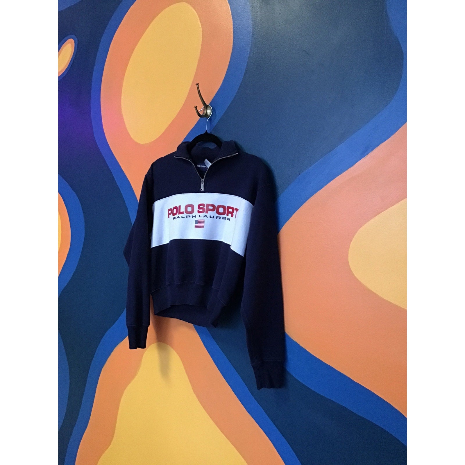 Polo Ralph Lauren Polo Sport Quarter-Zip Fleece Pullover Women's Size Small