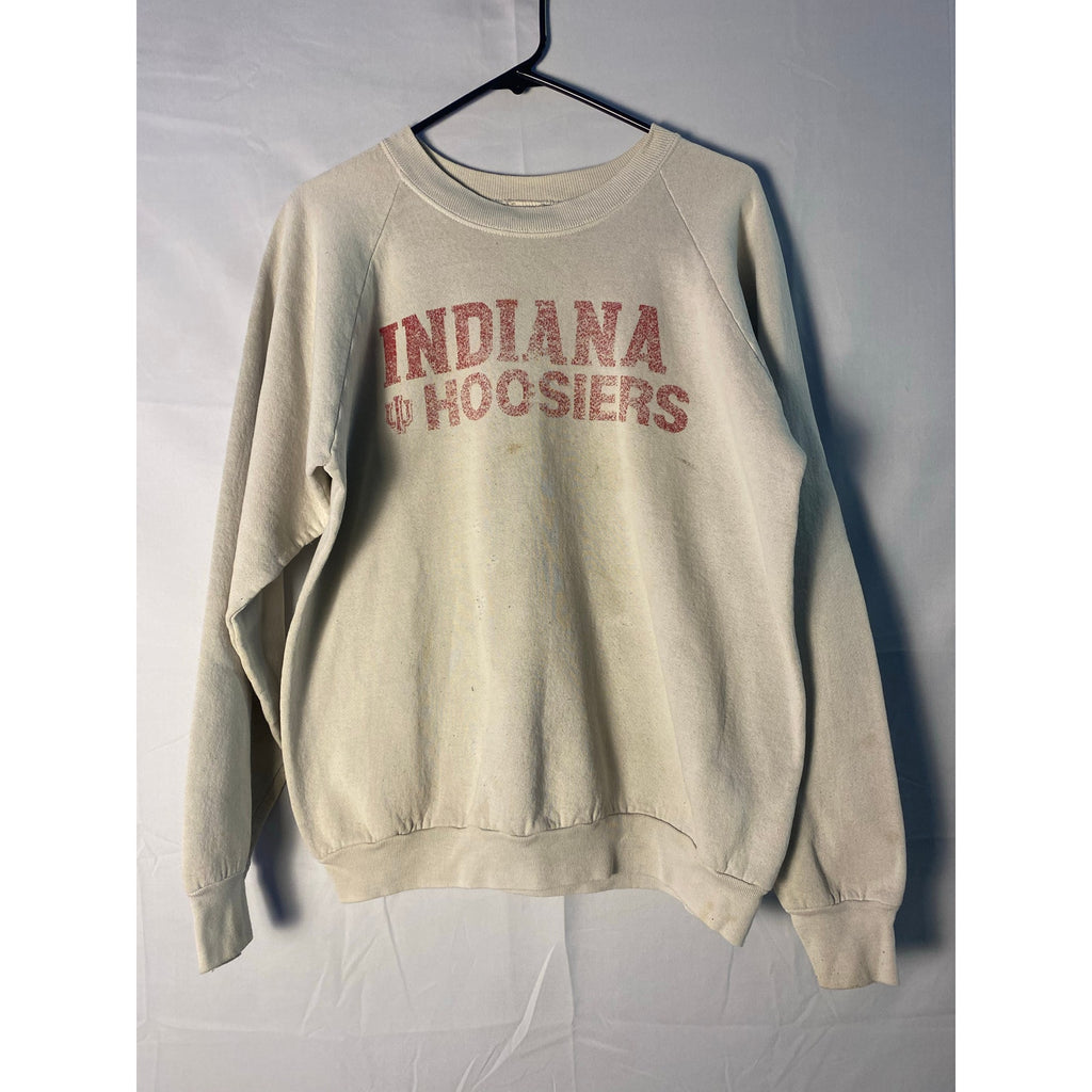 Vintage 90s IU Indiana University Hoosiers FOTL Fader Gray Crewneck Sweater XL