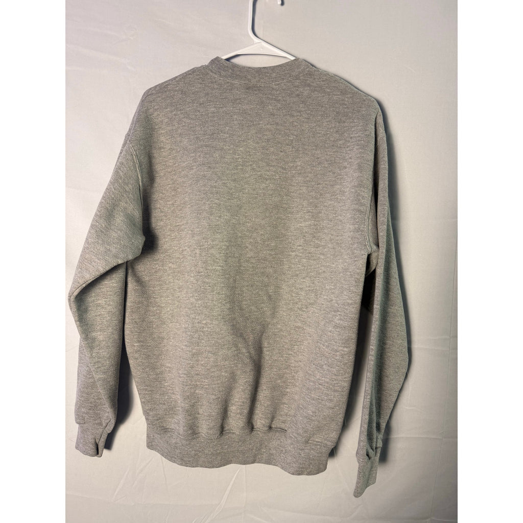 Y2K Heavyweight Lee IU Indiana University Gray Crewneck Pullover Sweatshirt XL