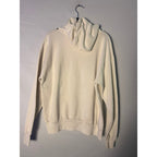 Vintage IU INDIANA Graphic Print White Pullover Hoodie Women's Size Large