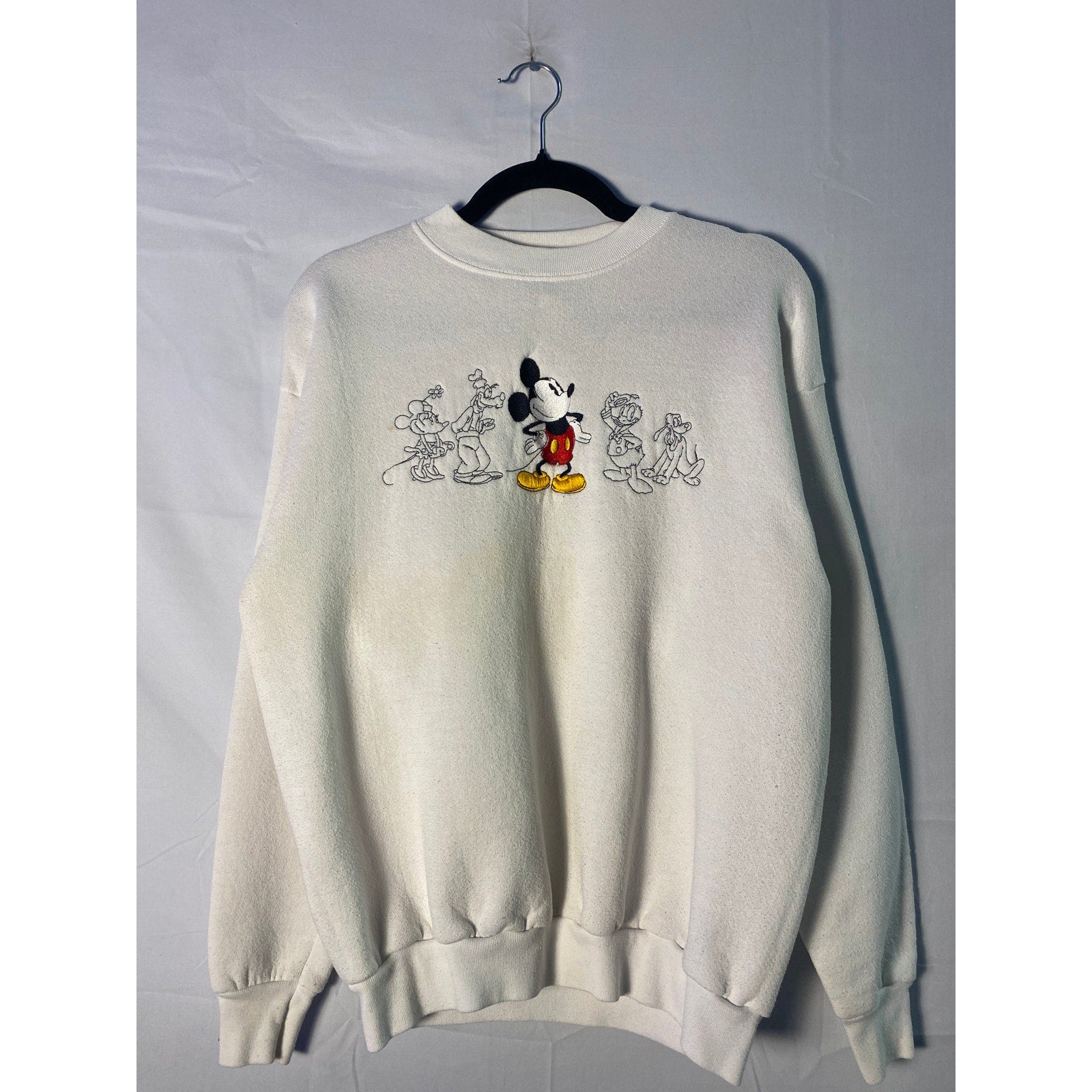 Mickey and Friends Embroidered Crew