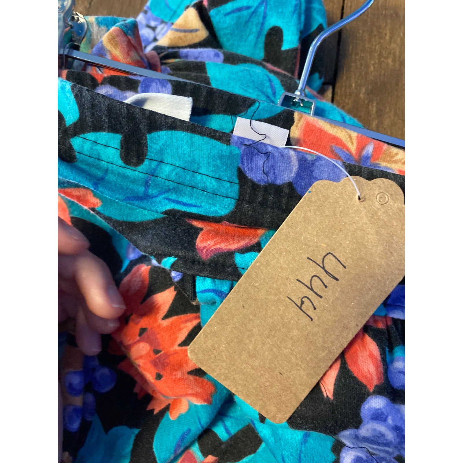 Vintage Jaclyn Sport Multicolor Floral Leaves Berries Print A-line Skirt 2X-3X