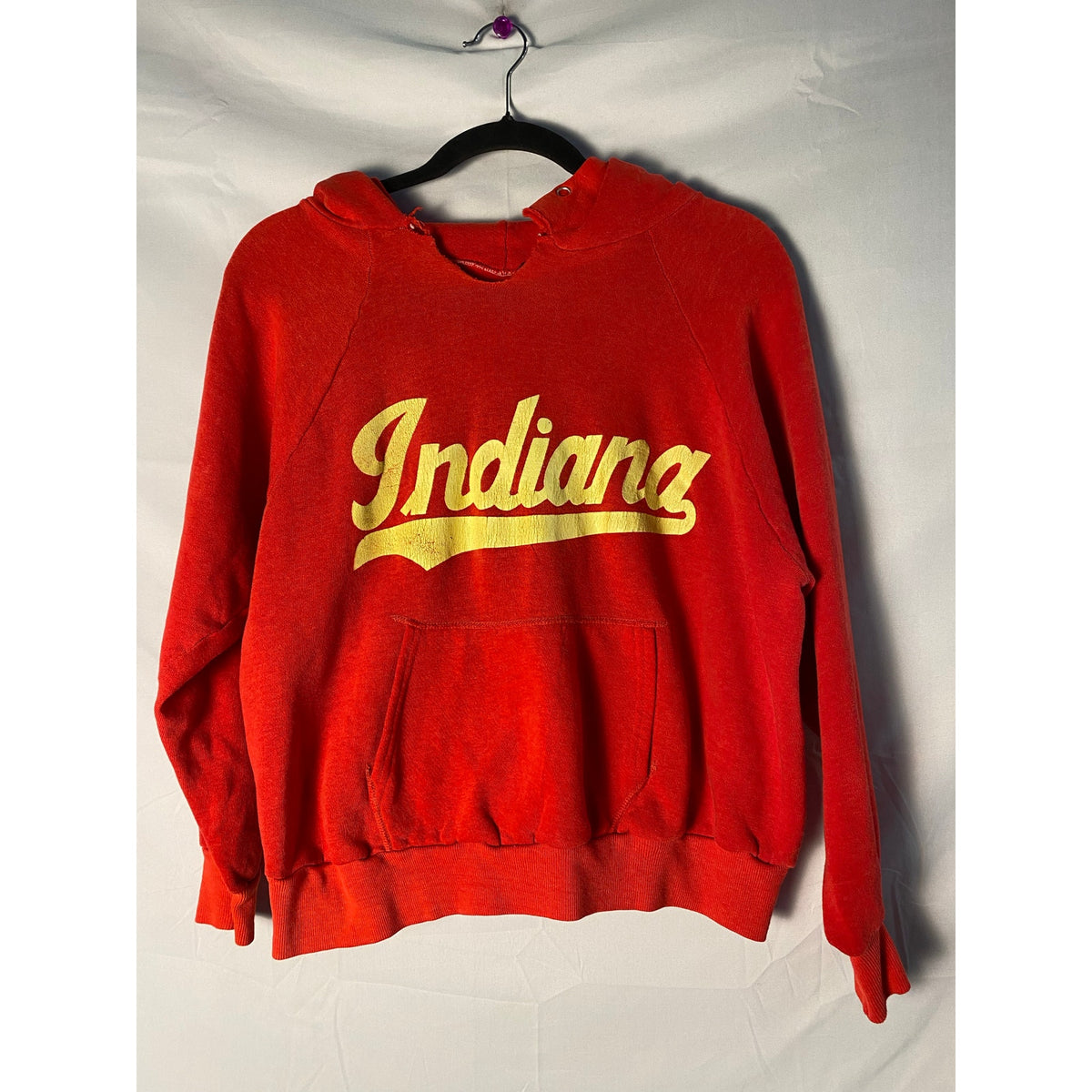 Vintage 80s IU Indiana Tattered/Thrashed Hoodie