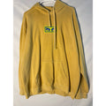 Weathered Yellow OBEY Brand Graphic Hoodie