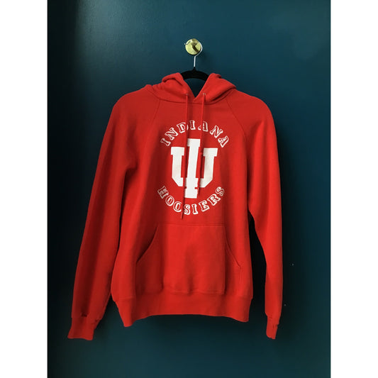 Bassett-Walker Red IU Indiana Hoosiers Pullover Hoodie Sweatshirt Men's Size XL