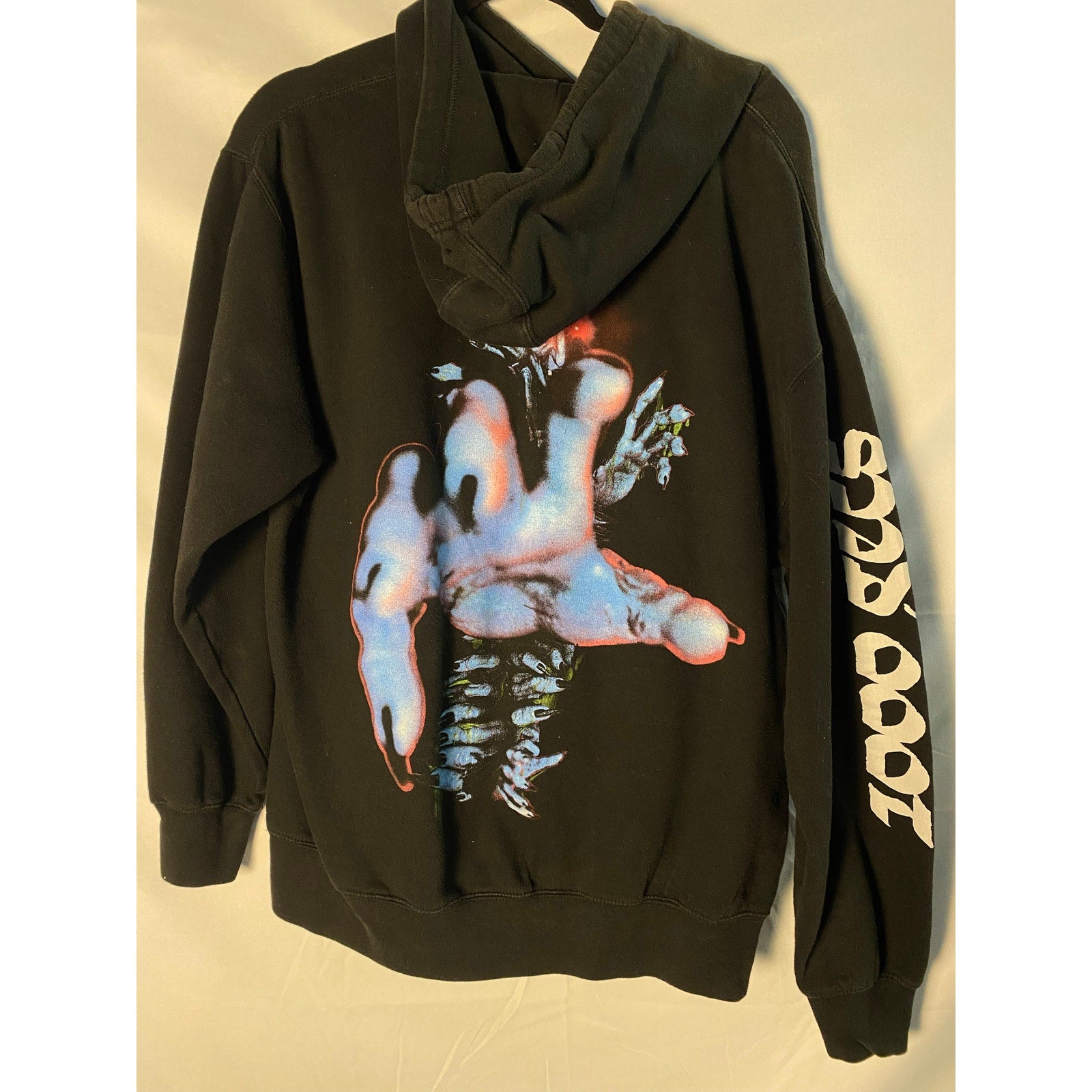 1000 Gecs Graphic Black Music Hyperpop Pullover Hoodie Sweatshirt Men's Large