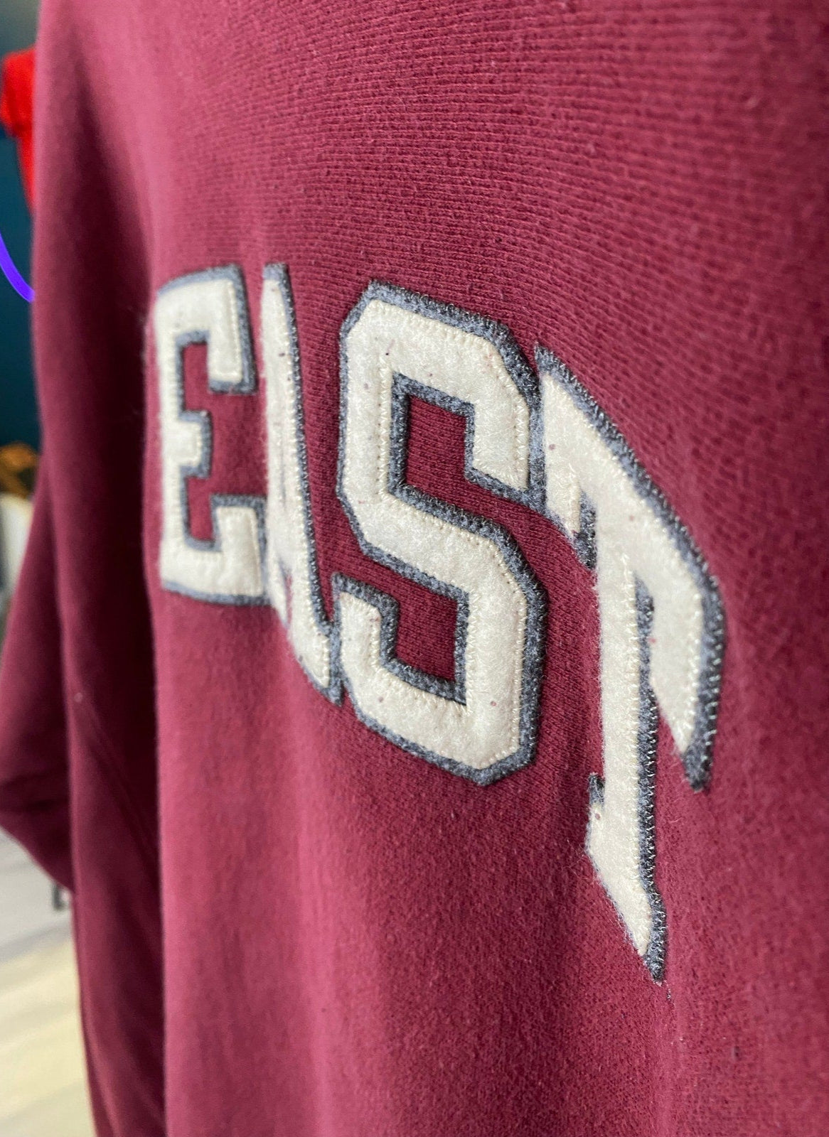 Champion Embroidered IU EAST Crew Neck Pullover Sweater Men's Size 2XL