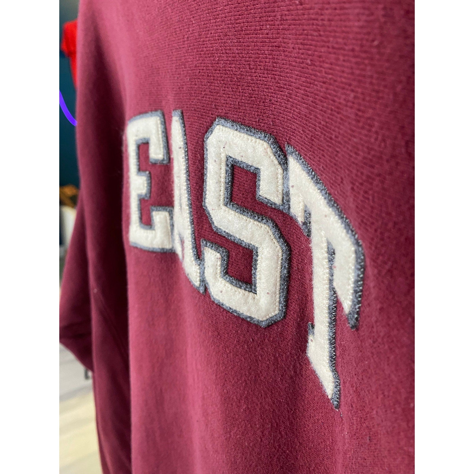 Champion Embroidered IU EAST Crew Neck Pullover Sweater Men's Size 2XL