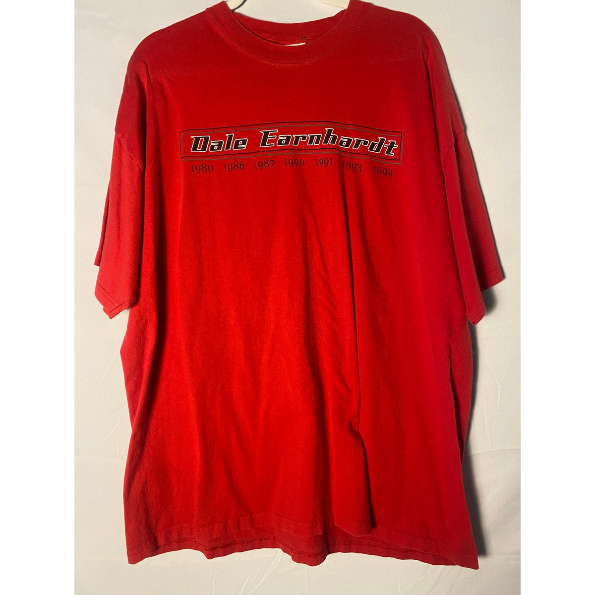 Dale Earnhardt Legendary Champion Red Graphic T-shirt Men's Size 2XL
