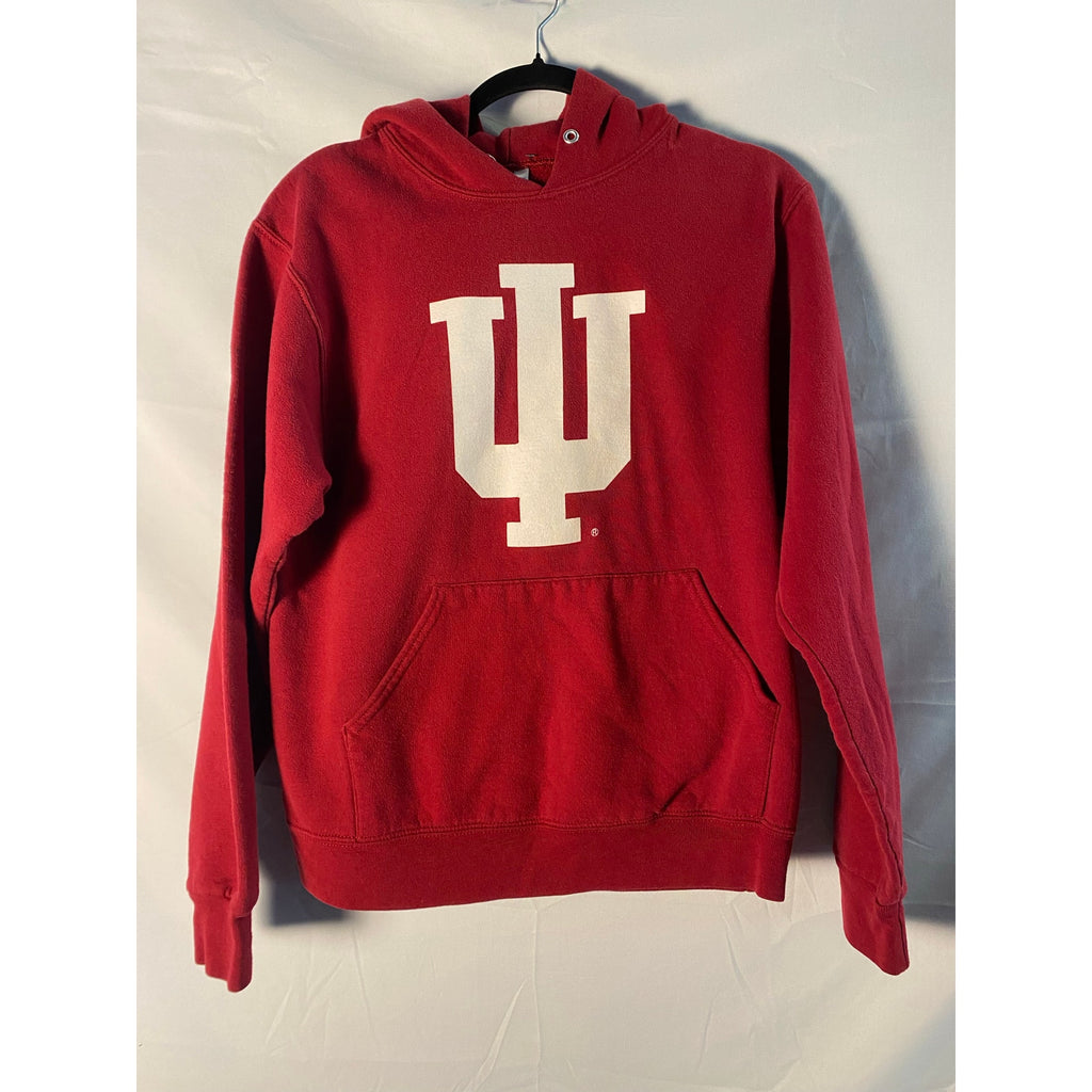 Y2K IU Indiana Logo Red Hoodie