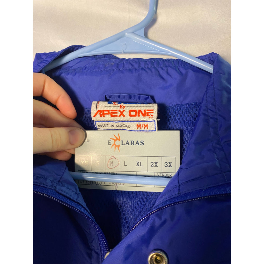 Vintage NBA x APEX ONE Orlando Magic Basketball Jacket Blue Windbreaker Medium