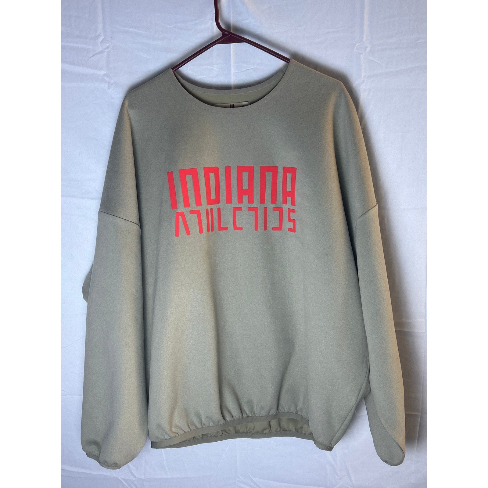 adidas x Fear of God IU INDIANA Athletics Pullover Crew Neck Sweatshirt Men's XS