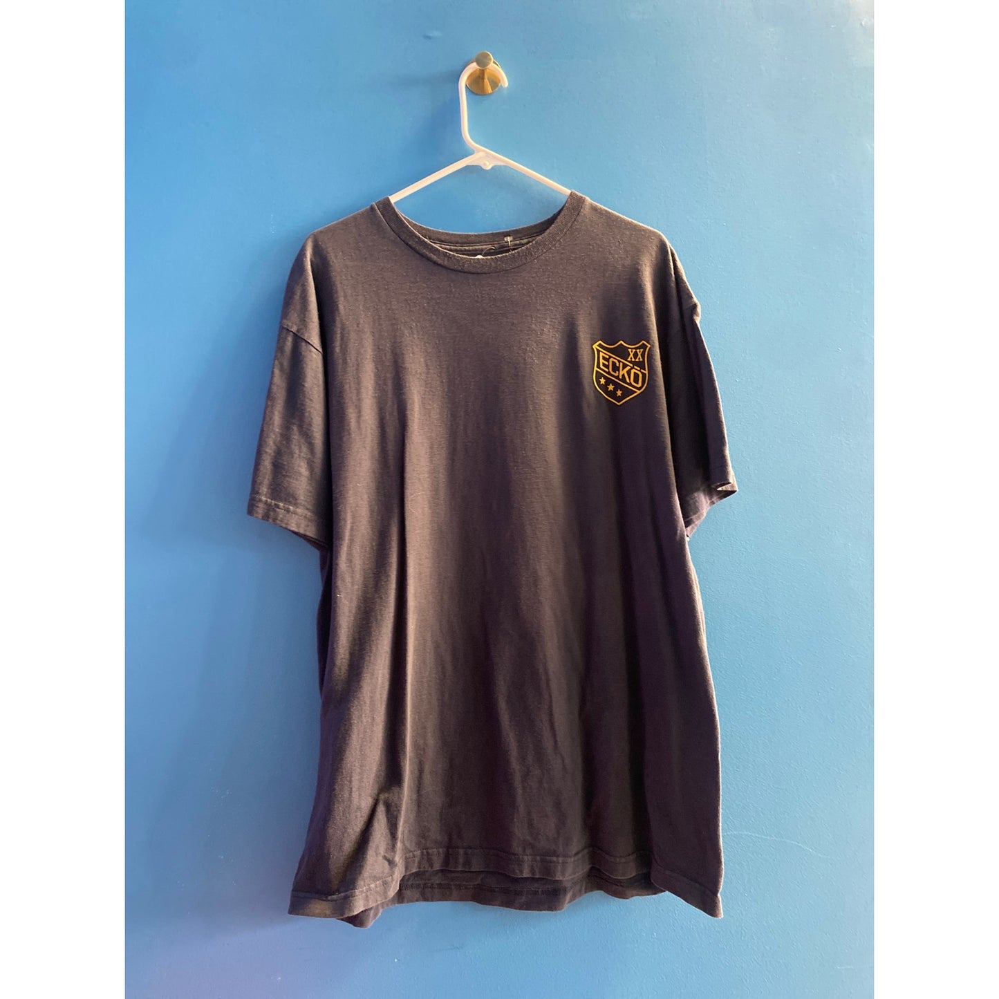 Ecko Unltd Unlimited 1993 MCMXIII Printed Brown Shirt Men's Size XL