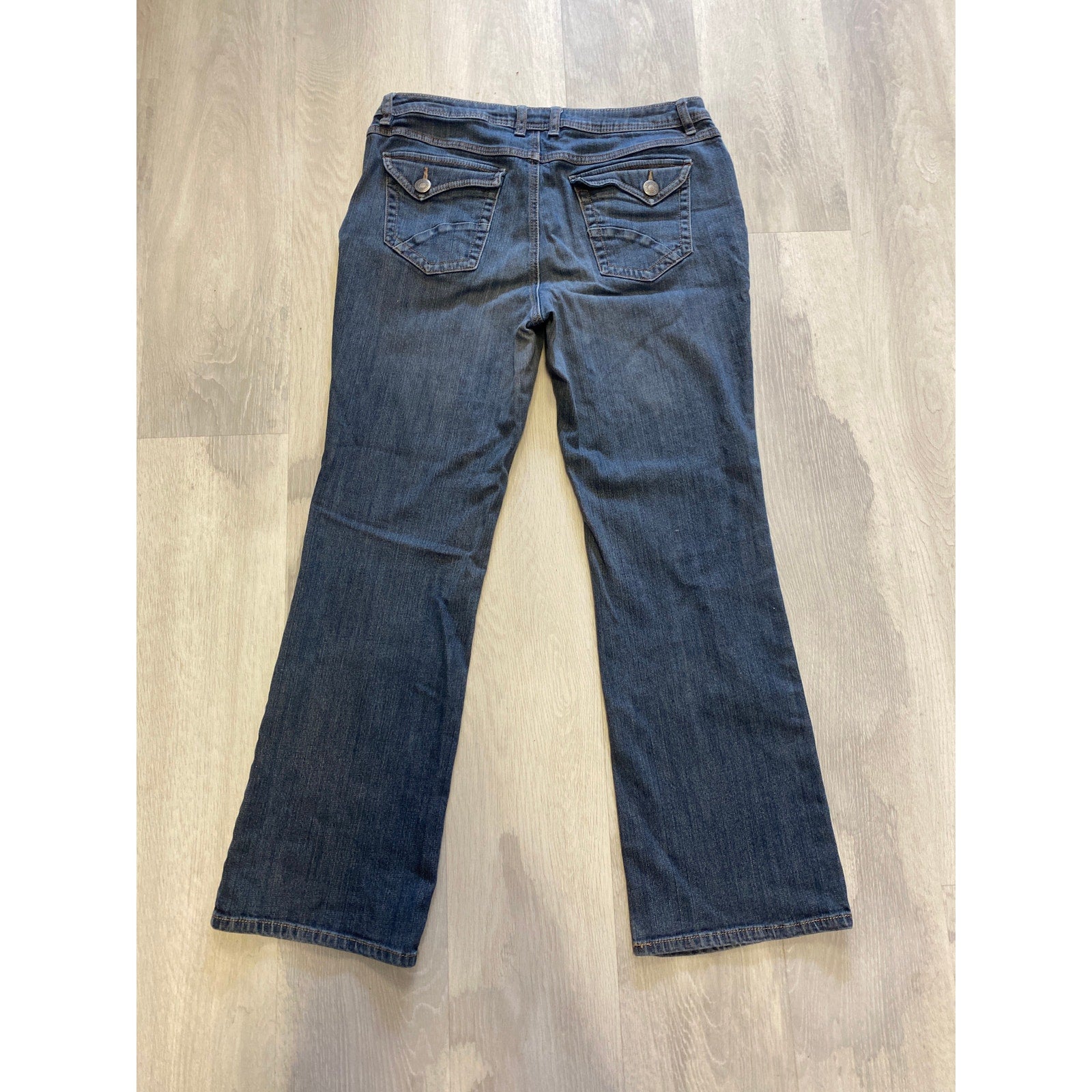 Liz Claiborne Bootcut Stretch Blue Denim Jeans Women's Size 12