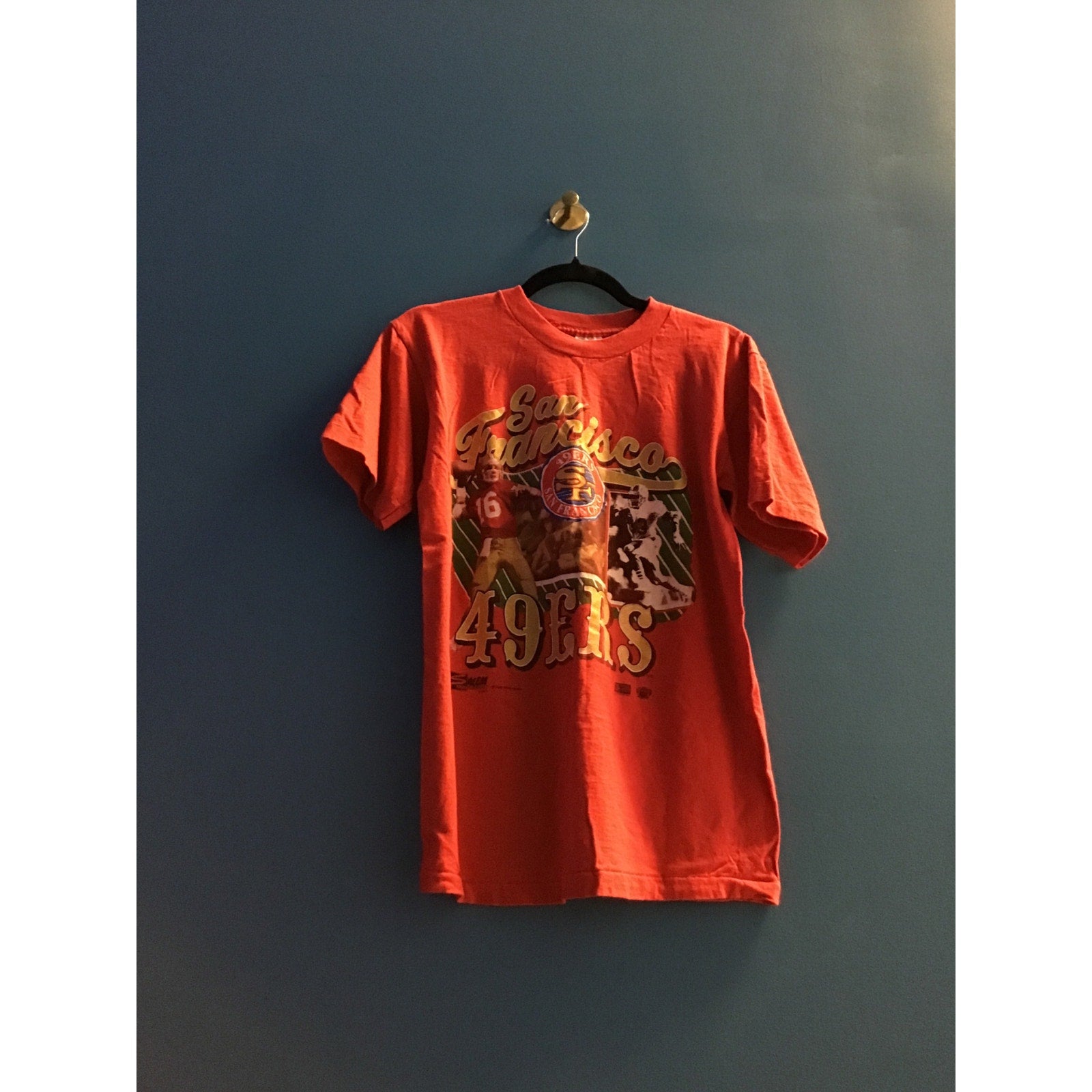 Salem San Francisco 49ERS Graphic Print Crew Neck Shirt Men's Size Medium