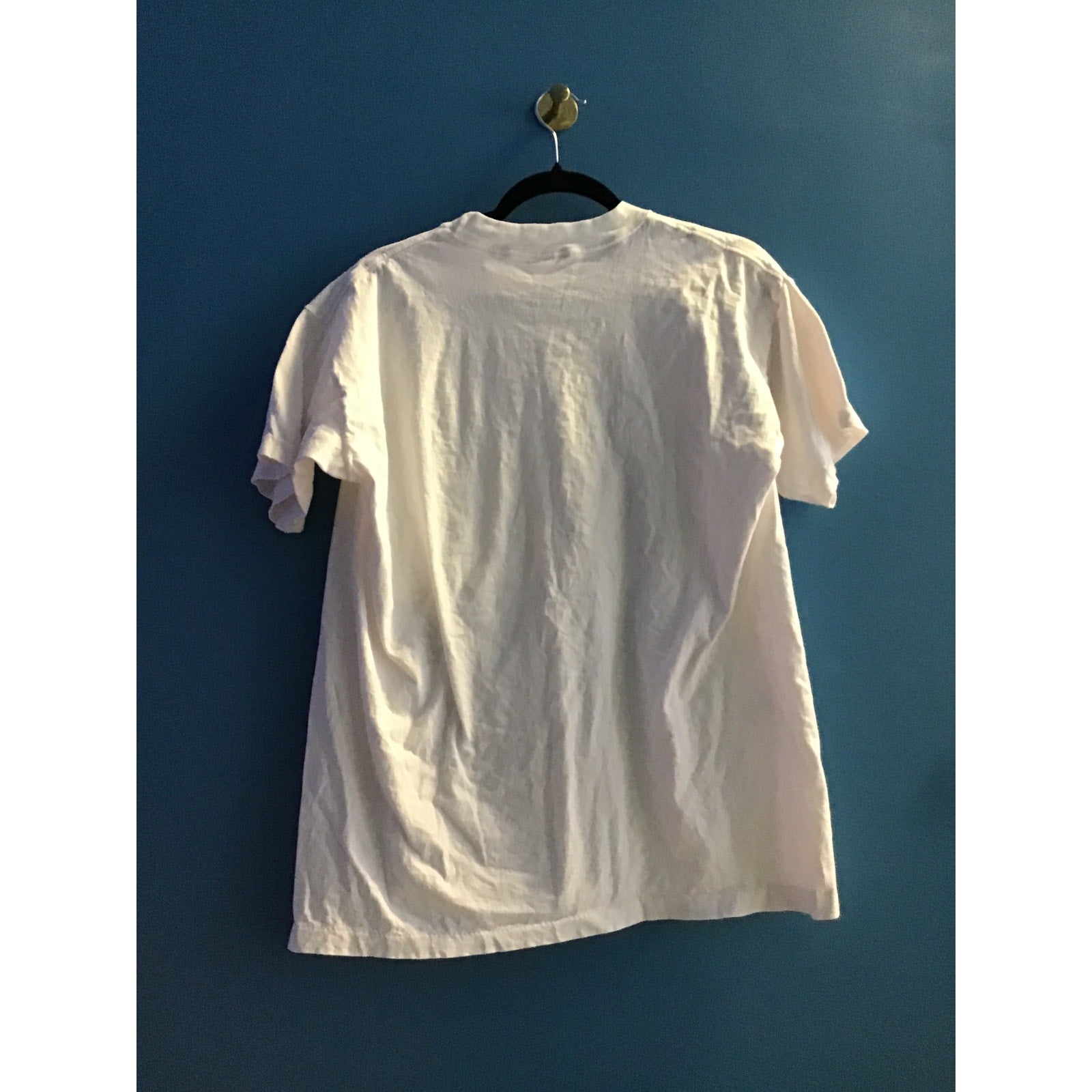 Vintage Native American Horses Indian West White Youth Shirt Size Medium