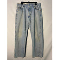 Wrangler Straight Leg Blue Denim Jeans Light Wash Men's Size 38 Pockets