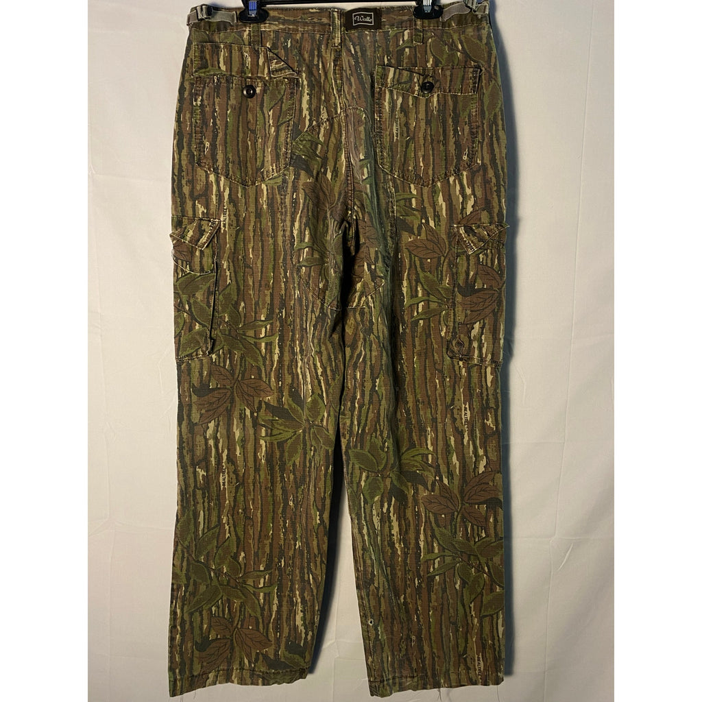 Vintage Wallo Tiger Stripe Brown Green Camouflage Cargo Pants Men's Size Large