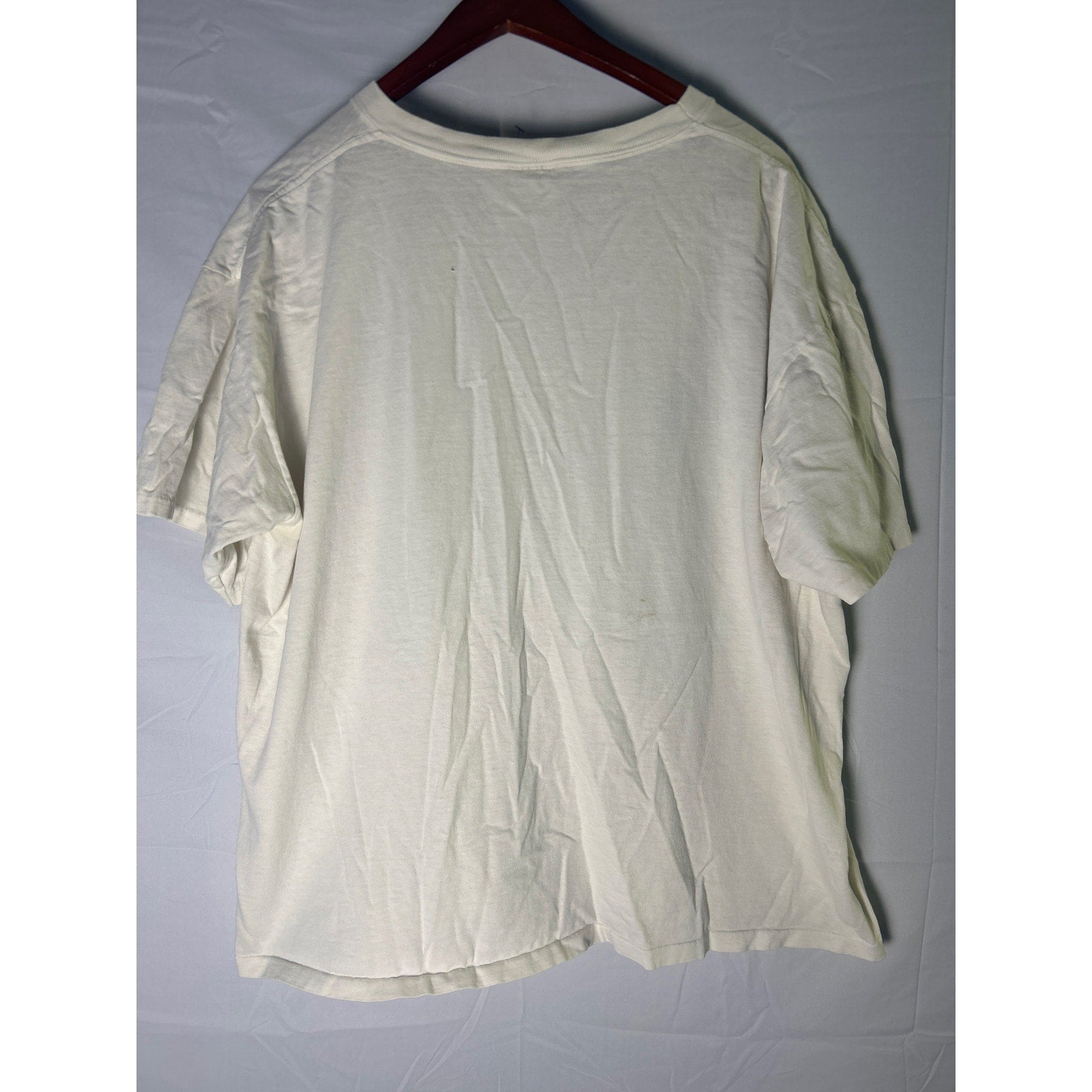 Vintage 90s Tultex Manheim Auctions Racing #41 White T-Shirt Women's Size 2XL