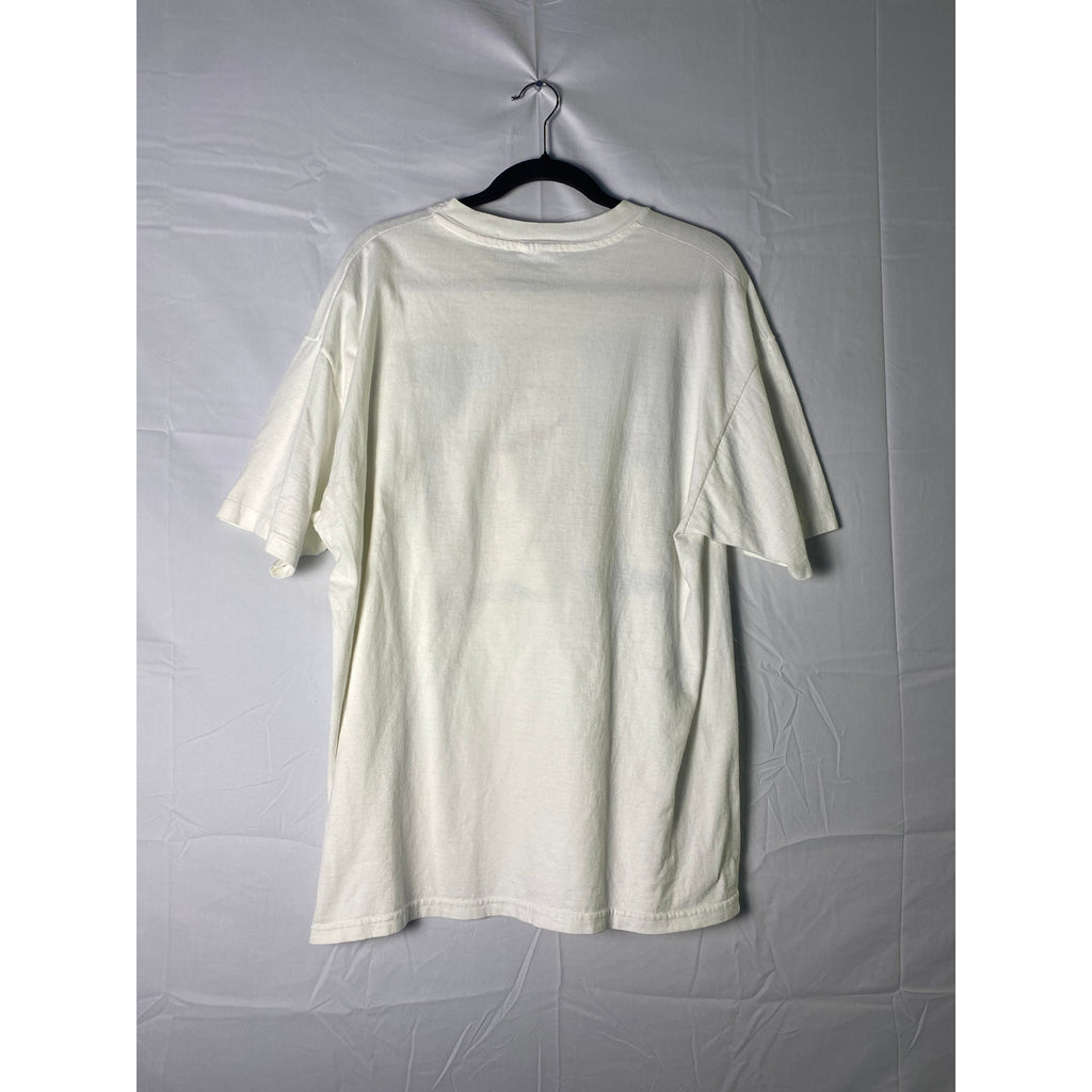 The Alamo Art San Antonio, Texas Castle White Tee Shirt Men's Size XL