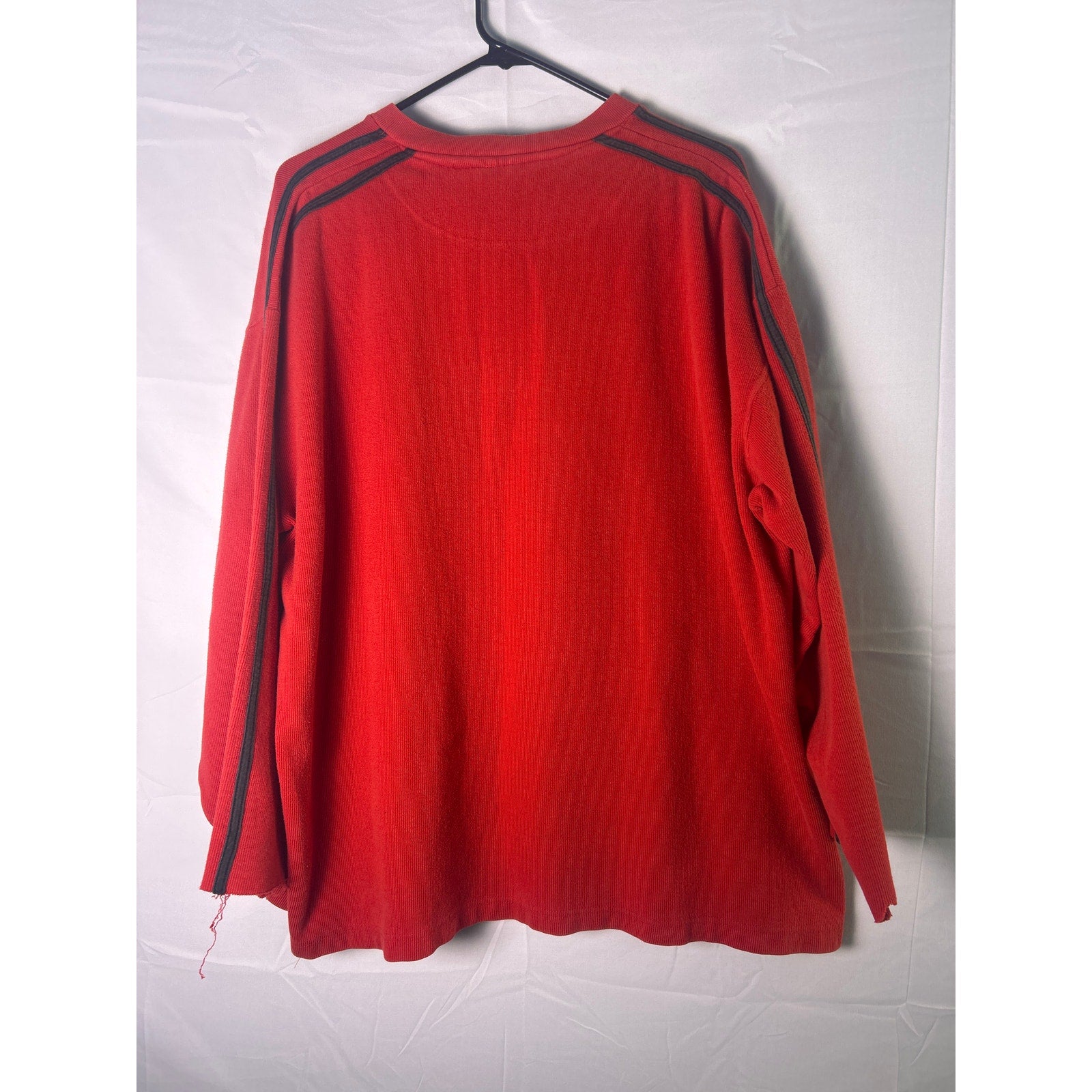Indiana Hoosiers Embroidered Logo Red Long Sleeve Shirt Heavy Men's Size L/XL
