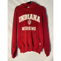 Vintage 90s IU Indiana Nursing Russell Red Hoodie