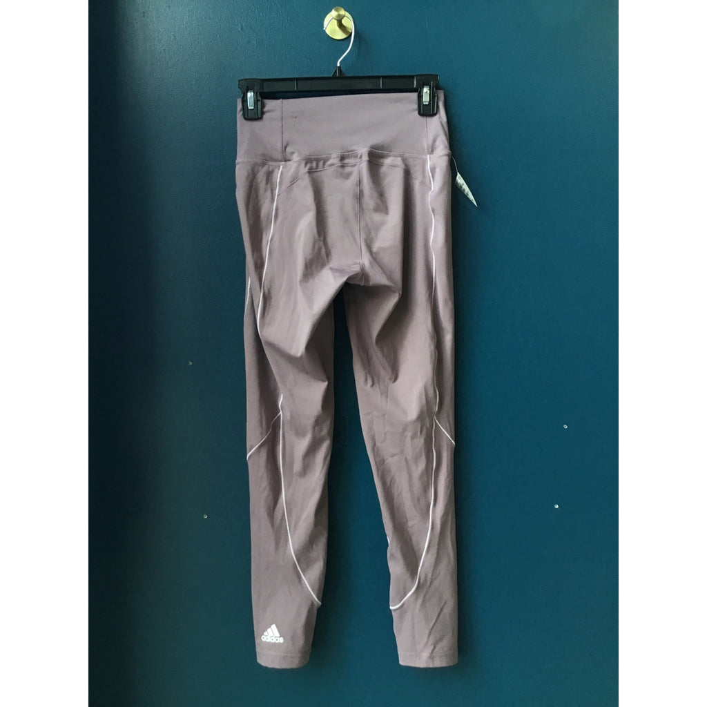 adidas Purple Athletic Pull On Leggings Pants Skinny Women's Size Medium