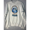 Screen Stars 24 Carrot Teacher Bunnies White Crewneck Sweater Women's Size XL