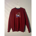 M&amp;C Sportswear Red Grandma Embroidered Snowman Crewneck Sweater Women's XL