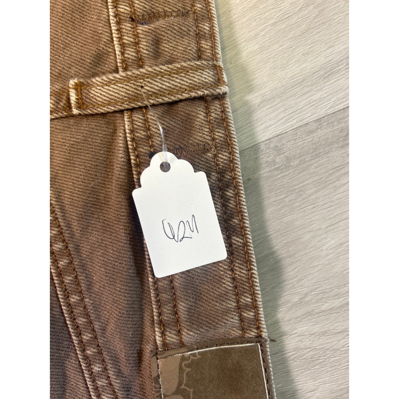 We The Free Dark Brown Straight Leg Jeans 5-Pockets Women's Size 33