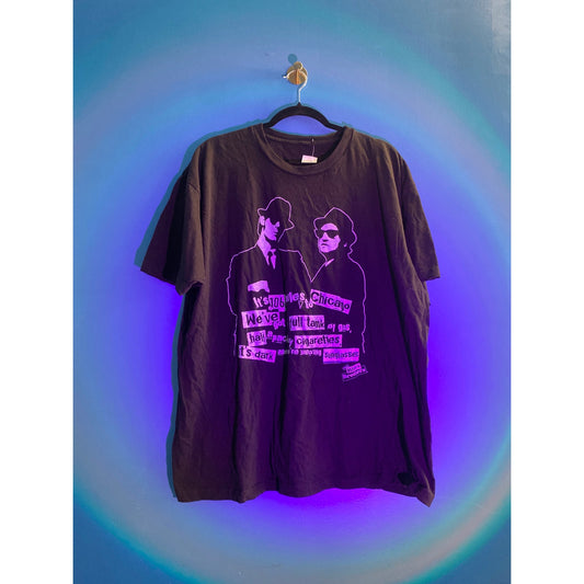 Blues Brothers Chicago Official Movie Merchandise Black T-Shirt Size Large
