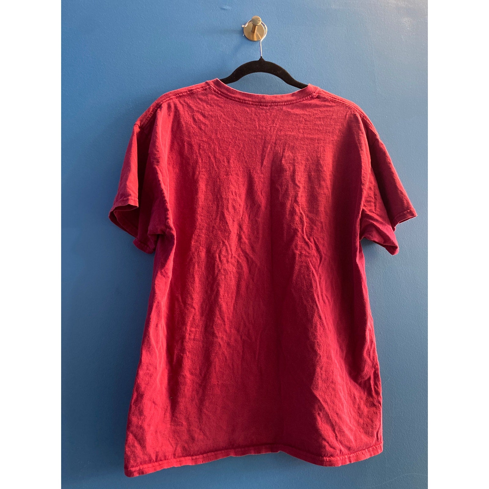 IU INDIANA Hoosiers Bloomington, IN Graphic Print Red Shirt Women's Large