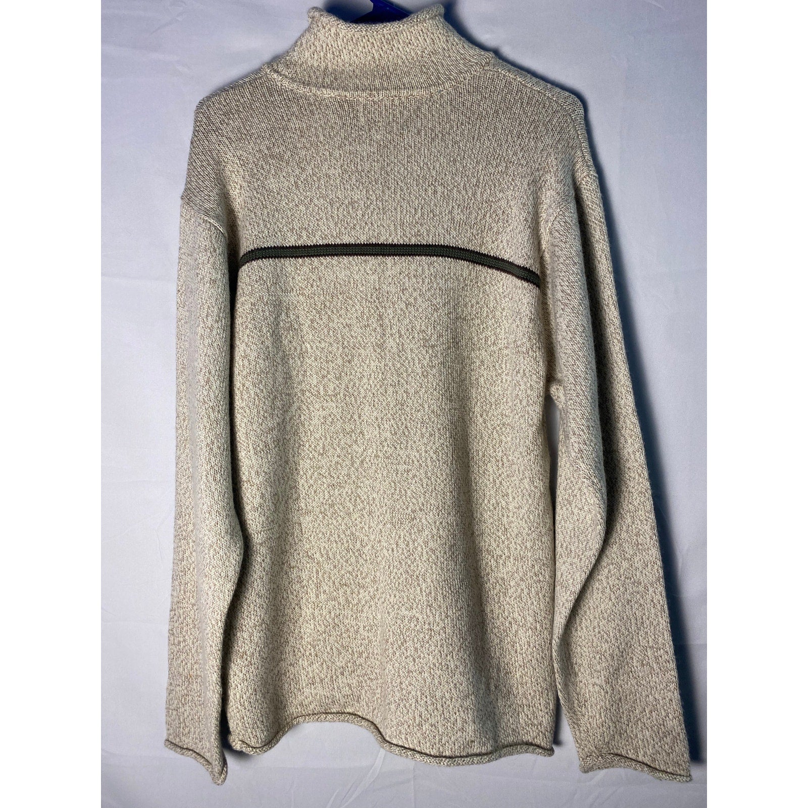 Vintage 90s Plugg Mockneck Pullover Sweater Long Sleeve Men's Size Large