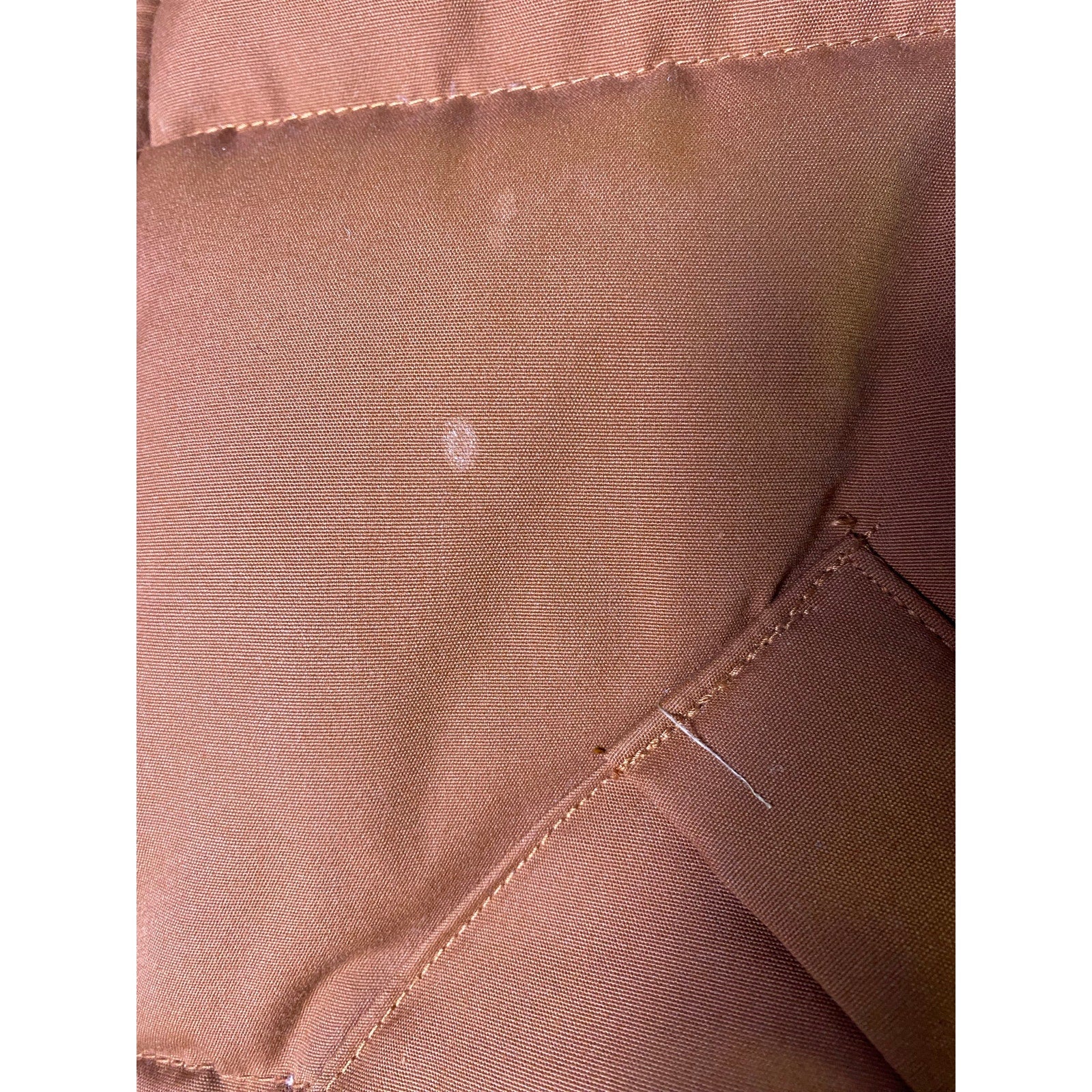 Vintage 80s Campus Rugged Country Button Snap Down Puffer Vest Corduroy Quilted Men's Size Large