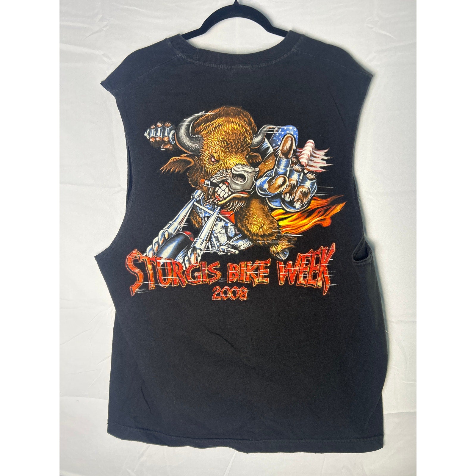 Delta Pro Weight Sturgis Bike Week 2008 Black Tank Shirt Men's Size XL