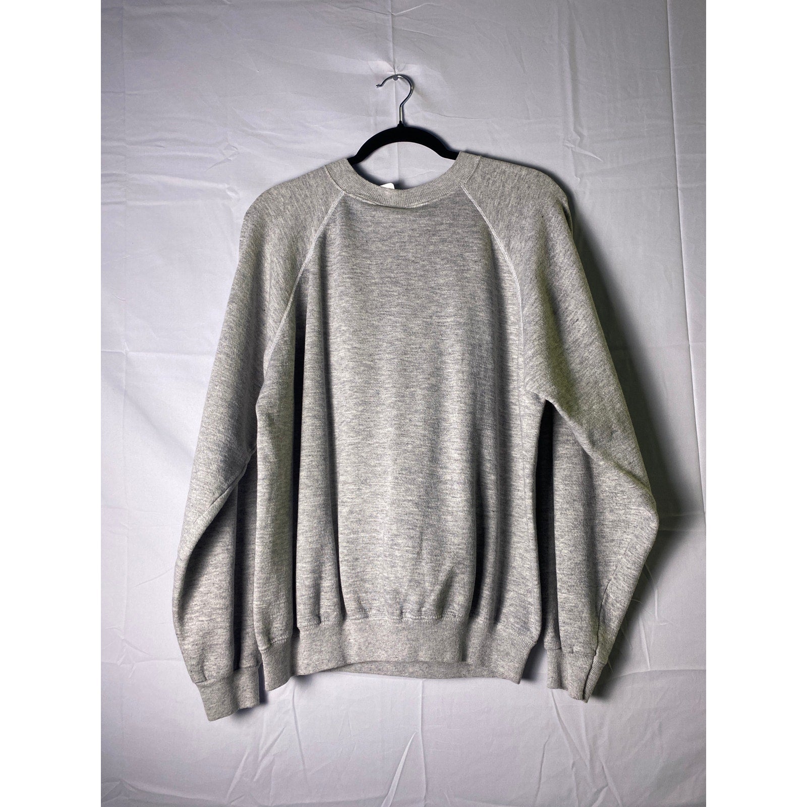 Vintage 80s Workwear Manure Movers of America Retro  Grey Crewneck Sweatshirt XL