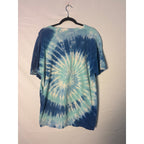 Liquid Blue Grateful Dead Tie Dye Skull Space Head Reprint Men's Size Large