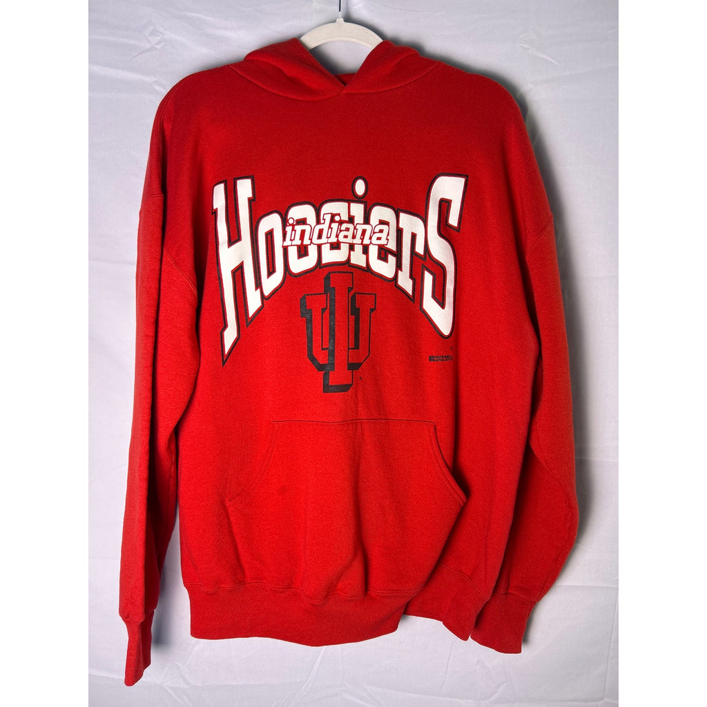 Russell Athletic Indiana Hoosiers Red Hoodie Pullover Sweatshirt Men's Size XL