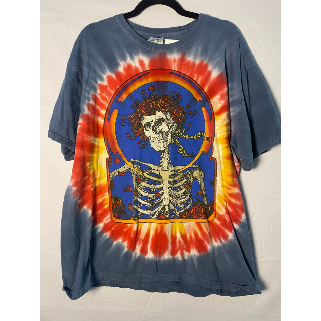 Comfort Colors Grateful Dead 50th Anniversary Tie-Dye Band T-Shirt Men's Size XL