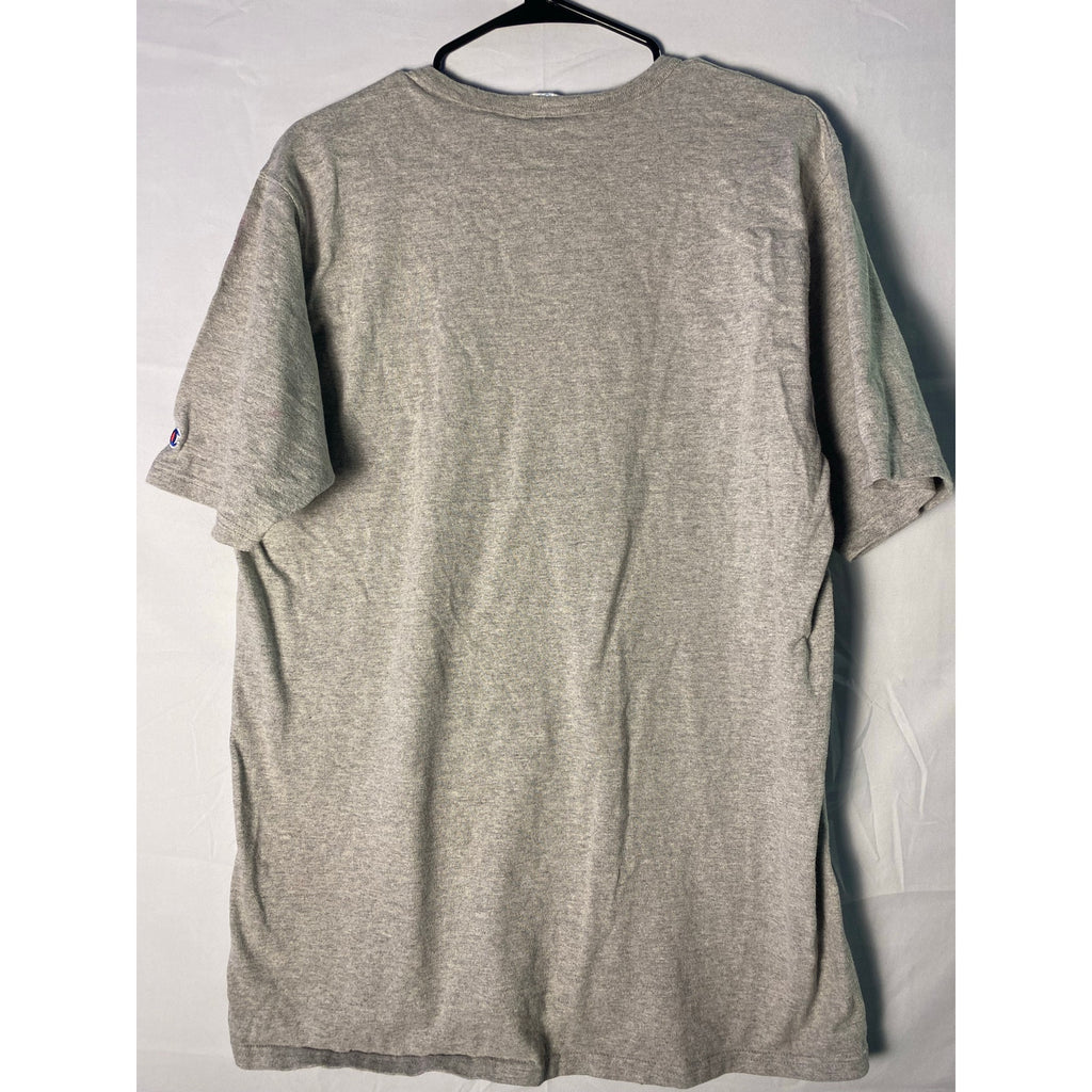 Vintage 90s Champion Indiana Hoosiers 1820 Logo Print Gray Shirt Men's Size XL