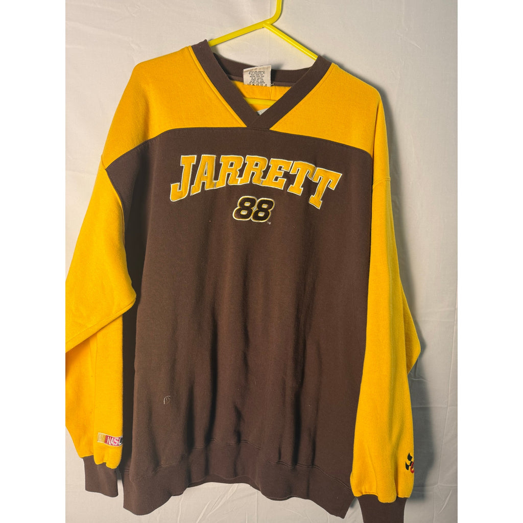 Chase Authentics JARRETT #88 NASCAR Embroidered V-neck Shirt Men's Size 2XL